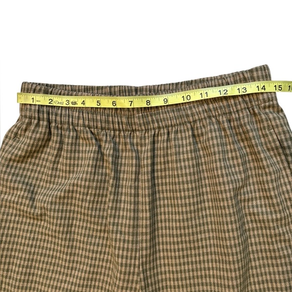 Huston Pull-On Tapered Pants in Zander Gingham Plaid, Sz M - Picture 11 of 14